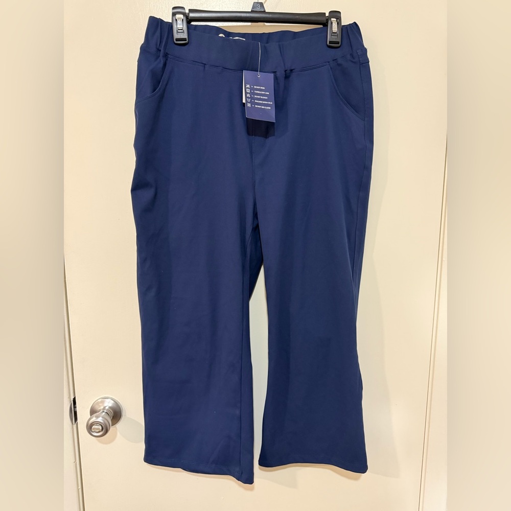 Vooveeya Navy Blue Apparel Women's Legging Size XL